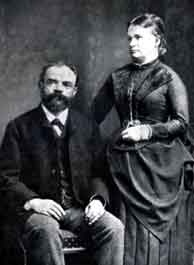 Dvorak and his wife, Anna, 1886 (image)