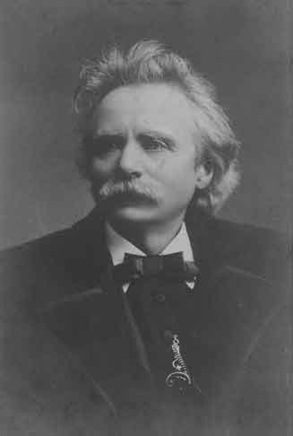Edvard Grieg - old postcard (image)
