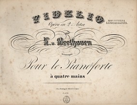 Fidelio sheet music (1828 publication) (image)