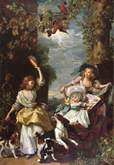 The Daughters of King George III (1785) by John Singleton Copley (image)