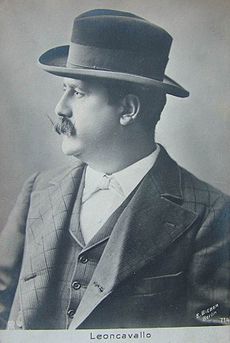 Ruggero Leoncavallo (1910 postcard) image