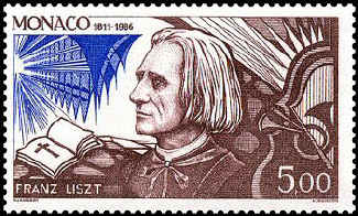 Liszt as priest and musician (image)