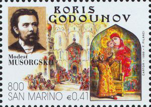 Boris Godunov, an opera by Mussorgsky (image)