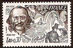 Jacques Offenbach stamp - France, 1981 (image)