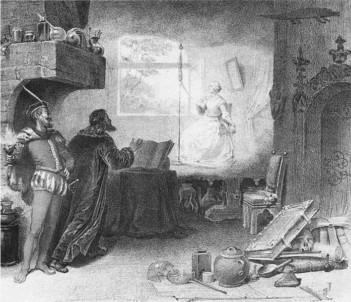 Gounod's opera Faust, Covent Garden, 1864 (image)