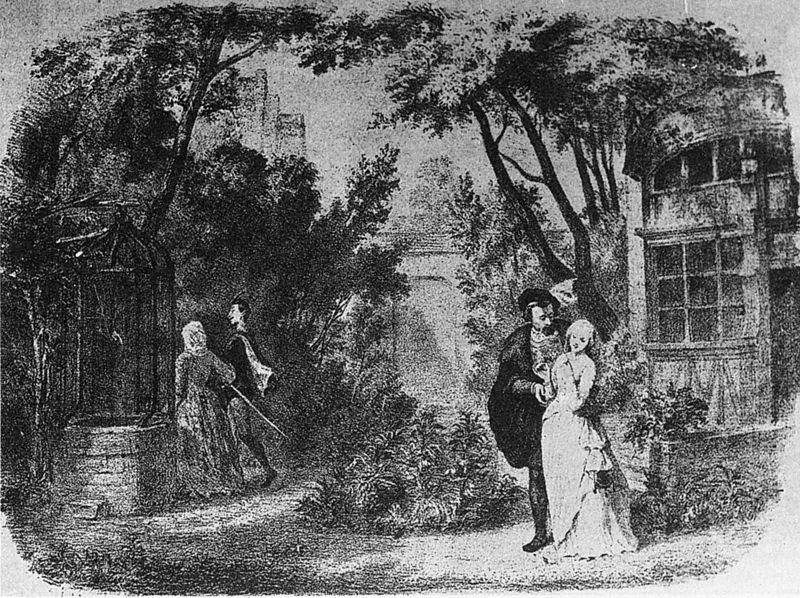 Gounod's opera Faust, Paris - original production in Paris, 1859 (image)