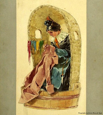World premiere of Puccini's La boheme, Turin, 1893 (image)
