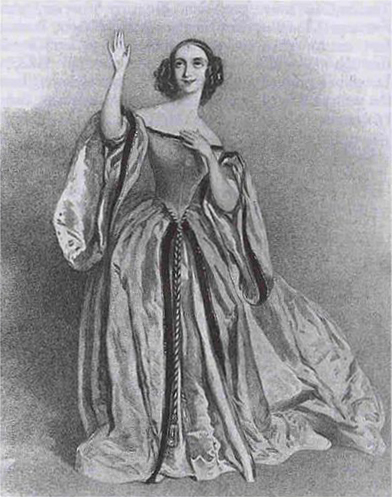 Fanny Tacchinardi-Persiani as Lucia in Donizetti's Lucia di Lammermoor, London, 1838 (image)