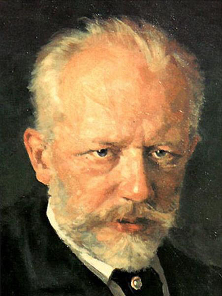 Tchaikovsky - portrait by N. D. Kuznetsov (1893) (image)