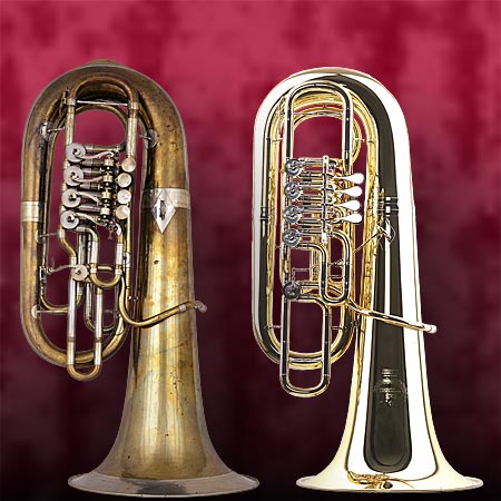 Two F tubas (image)