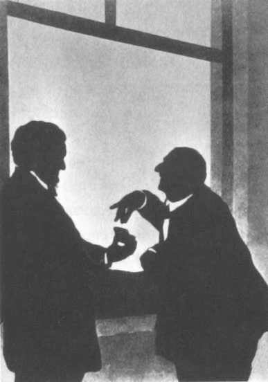 Richard Wagner offers snuff to Anton Bruckner (image)