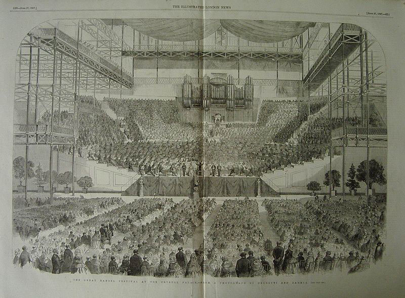 The Great Handel Festival, Crystal Palace, London, 1857 (image)