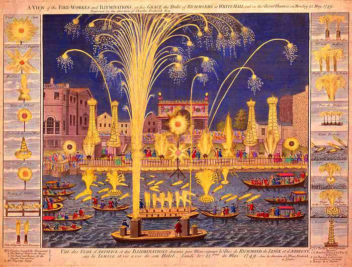 Royal Fire-Works and Illuminations, London, 1749 (image)