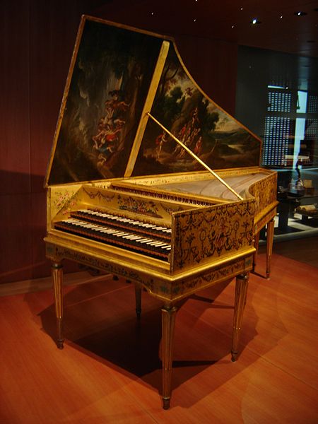 Harpsichord built in 1646 (image)