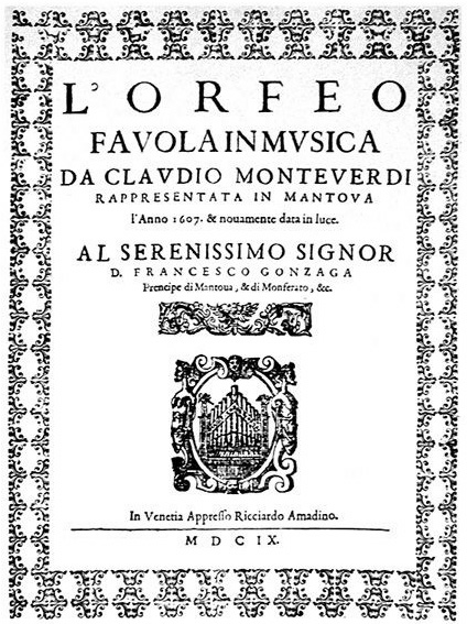 Orfeo by Claudio Monteverdi (image)