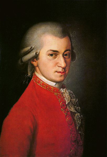 Mozart (painting by Barbara Krafft, 1819) (image)