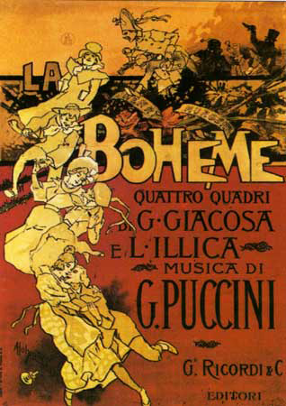 Libretto of Puccini's opera, La Boheme (image)