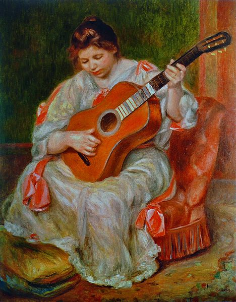Renoir - Joueuse de Guitare (Guitar Player) (image)