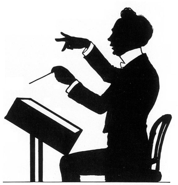Richard Strauss, a caricature by Theo Zasche (image)