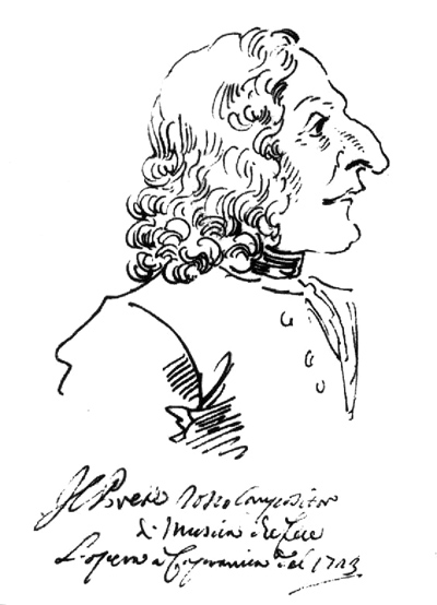 Caricature of Antonio Vivaldi by Pier Leone Ghezzi  (image)