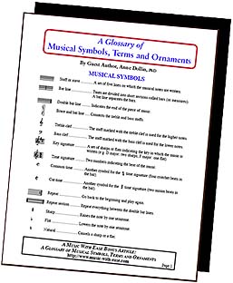 Music Symbols, Terms, and Ornaments
