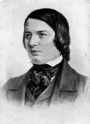 Robert Schumann (drawing by Adolph Menzel) (image)