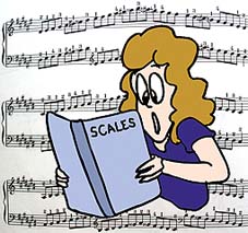 Learn Music Scales the old way