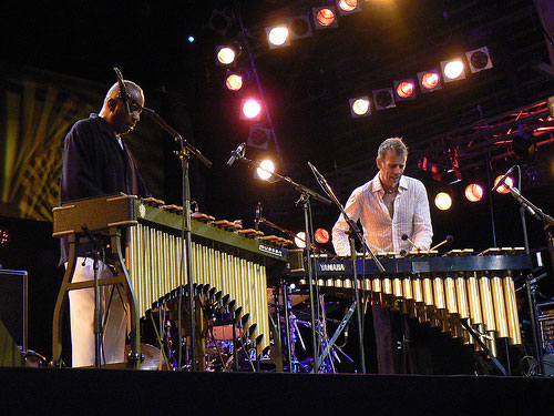 Bobby Hutcherson and Joe Locke on vibraphones (image)