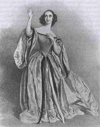 Fanny Tacchinardi-Persiani as Lucia in Donizetti's Lucia di Lammermoor, London, 1838 (image)