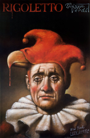 Verdi's Rigoletto poster designed by Rafal Olbinski (image)